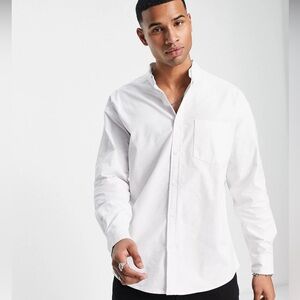 ASOS DESIGN 90s oversized oxford shirt in white Small NWOT
